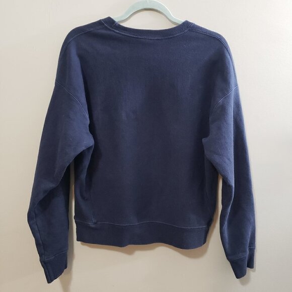 Vintage Champion Sweatshirt Navy Logo L - Picture 3 of 9